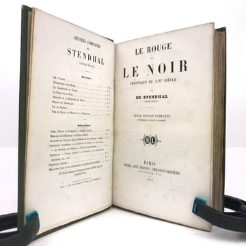 Le Rouge et le Noir. Chronique du XIXe siècle. . STENDHAL