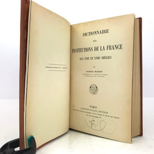 Dictionnaire des institutions de la France aux XVIIe et XVIIIe siècles.