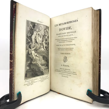 Les Métamorphoses d’Ovide, traduction nouvelle avec le texte latin. OVIDE Lebarbier, Monsiau, Moreau.