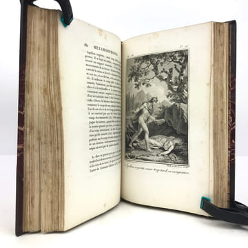 Les Métamorphoses d’Ovide, traduction nouvelle avec le texte latin. OVIDE Lebarbier, Monsiau, Moreau.