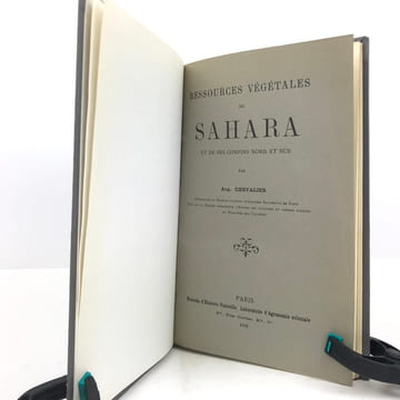 Ressources végétales du Sahara et de ses confins nord et sud. Les Blés du Sahara. Les Cultures dans le Nord de la région du Tchad.. CHEVALIER ...