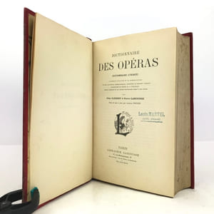 Dictionnaire des opéras (Dictionnaire lyrique)