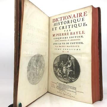 Dictionnaire historique et critique. BAYLE (Pierre)