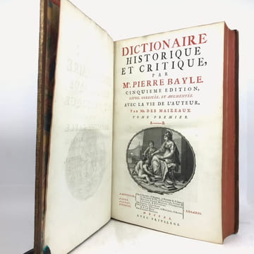 Dictionnaire historique et critique. BAYLE (Pierre)