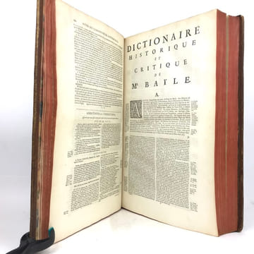 Dictionnaire historique et critique. BAYLE (Pierre)
