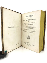Principes du droit de la nature et des gens, et du droit public général.