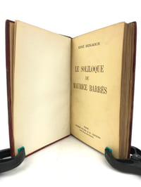 Le Soliloque de Maurice Barrès.