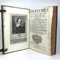 Coustumes du pays et duché d’Anjou, conferées avec les coustumes voisines.