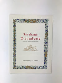Les Grands Troubadours.