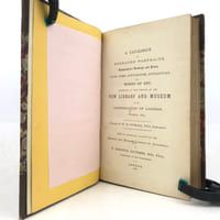 A Catalogue of engraved portraits, topographical drawings and prints, coins, gems, autographs, antiquities, and works of art, exhibited at the opening of the new library and museum of the corporation of London, November, 1872.