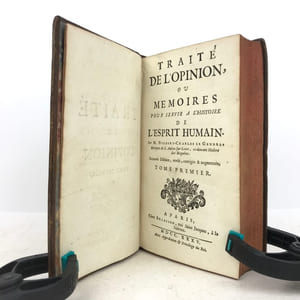 Traité de l’opinion, ou Mémoires pour servir à l’histoire de l’esprit humain.