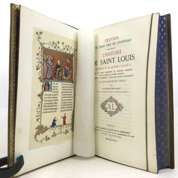 Oeuvres de Jean sire de Joinville, comprenant : L’Histoire de saint Louis.. JOINVILLE (Jean de)