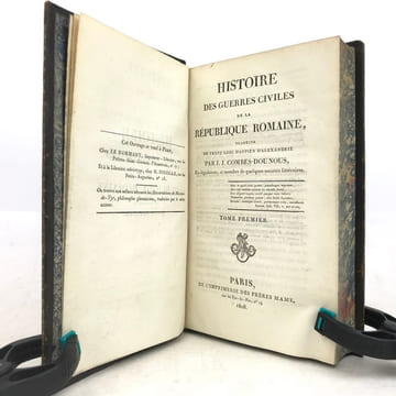 Histoire des guerres civiles de la République romaine.. APPIEN, COMBES-DOUNOUS (Jean-Isaac)