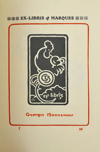 Le Troisième livre des monogrammes, cachets, marques et ex-libris composés par George Auriol.