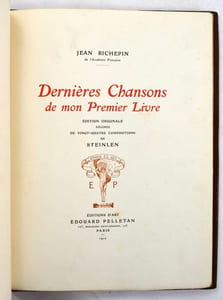 Dernières chansons de mon premier livre.
