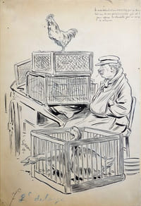 Caricatures.