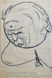 Caricatures.