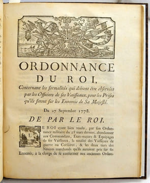Droit maritime, corsaires et relation États-Unis / France.. [MARINE]