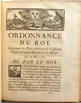 Droit maritime, corsaires et relation États-Unis / France.. [MARINE]