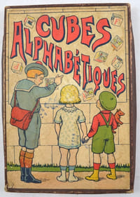 Cubes alphabétiques.