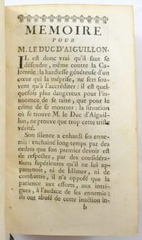 Procédures faites en Bretagne et devant la Cour des Pairs en 1770. 