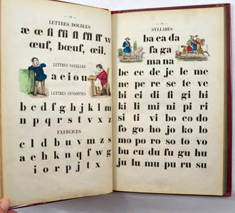 Nouvel alphabet instructif et pittoresque, ou premier livre des enfants contenant un grand nombre d'exercices de lecture et un choix d'historiettes morales.