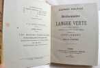 Dictionnaire de la langue verte, nouvelle édition conforme à la dernière revue par l'auteur.. DELVAU, Alfred