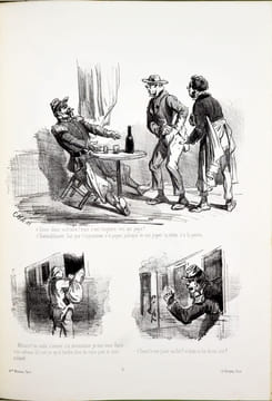 Les Tâtonnements de Jean Bidoux dans la carrière militaire.. CHAM [Pseudonyme de Charles Amédée de Noé]