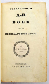 Vaderlandsch A-B Boek voor de Nederlandsche jeudg.