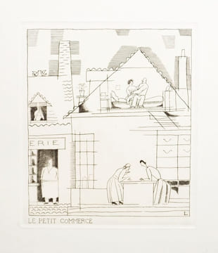 Graphismes. Suite de 10 gravures.. LABOUREUR, Jean Émile