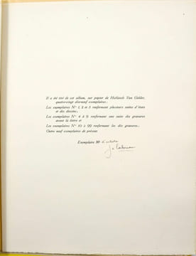 Graphismes. Suite de 10 gravures.. LABOUREUR, Jean Émile