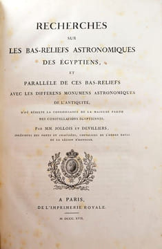 Réunion de dix chapitres de la Description de l'Égypte.. JOLLOIS, Jean-Baptiste - DEVILLIERS - JOMARD, Edmé