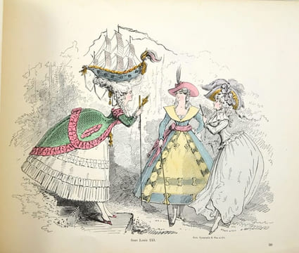 Les filles d'Ève. Album de travestissements plus ou moins historiques.. GRÉVIN, Alfred