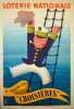 Loterie nationale - "Croisières". 13e tranche.. [AFFICHE] DEROUET, Edgar - LESACQ, Charles