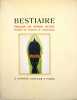 Bestiaire. Images de Simon Busssy. Proses de Francis de Miomandre.. [BUSSY, Simon] - MIOMANDRE, Francis de