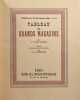 Tableau des grands magasins.. [LABOUREUR] - VALMY-BAYSSE
