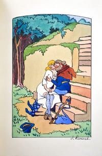 D'un pauvre qui avait nom Le Vieux-par-chemins. Texte manuscrit et vignetté par Joseph Hémard.