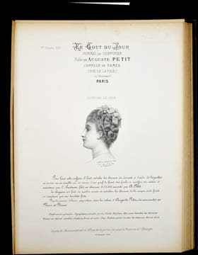 Journal de modes. Le goût du jour. Coiffures de bals & de soirées.. PETIT, Auguste