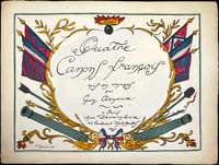 Quatre canons françois mis en images par Guy Arnoux.