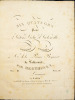 Collection compl&egrave;te des 17 quatuors pour 2 Violons, Viola et Violoncello par Beethoven (Opp. 18, 59, 74, 95, 127, 130-133, 135). . BEETHOVEN, Ludwig ...