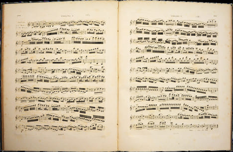 Collection complète des 17 quatuors pour 2 Violons, Viola et Violoncello par Beethoven (Opp. 18, 59, 74, 95, 127, 130-133, 135). . BEETHOVEN, Ludwig ...