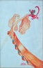 Femme ardente au chat rouge.. ZIG (1882-1936)