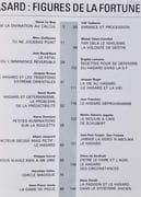 Hasard : figures de la fortune - Traverses N° 23 -  par BAUDRILLARD (Jean) - LE BRAS (Hervé) - GUILLAUME (Marc) - DUMAYET (Pierre) - JACQUARD (Albert) - BROSSE (Jacques) - RUELLE (David) - GROSHENS (Jean-Claude) -  - Image 2