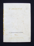 L'Absente -  par STAINES (Charles-Robert) - 