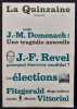 La Quinzaine littéraire - du 1er mars 1967 - N° 23 - . NADEAU (Maurice) - DOMENACH (J.-M.) - REVEL (J.-F.) - (FITZGERALD) - (Colette) - (VITTORINI) -