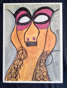 La Comtesse des Faubourgs - Evolutions picturale dans une schizophrénie maniforme - 