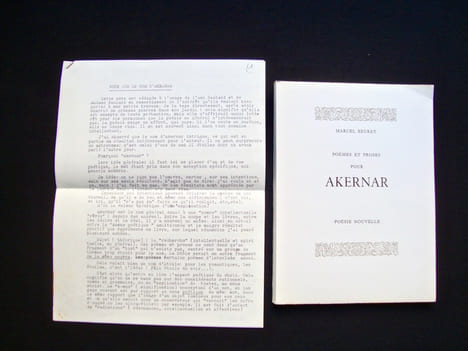 Poèmes et proses pour Akernar - . BEURET (Marcel) -