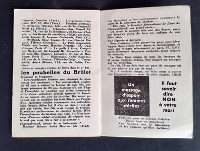 Le Brûlot - N°15 - Pamphlet rédigé par Gustave-Arthur Dassonville - Décembre 1962 -