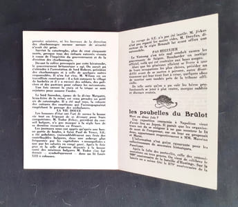 Le Brûlot - N°40 - Pamphlet rédigé par Gustave-Arthur Dassonville - 15 novembre1966 -