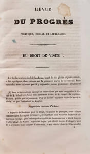 Revue du Progrès politique, social et littéraire - 1er avril 1842 - 3ème livraison (quatrième année) - Tome septième (4ème série) -
